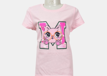 Girl's T-Shirt With Print & Secoinc